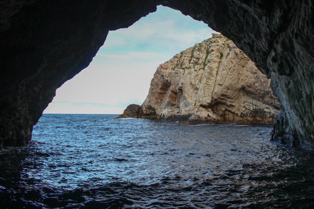 The view out of Rainbow Cave